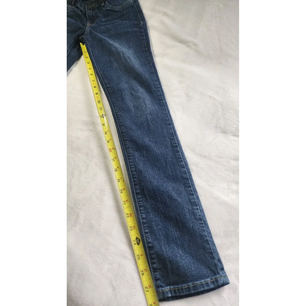 Gap Kids Girls Stretch Super Skinny Jeans Dark Wash Denim Size 14
